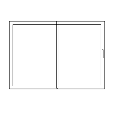 Sliding Patio Doors Sketch