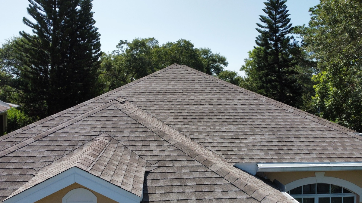 top of a roof in Germantown, md roofing