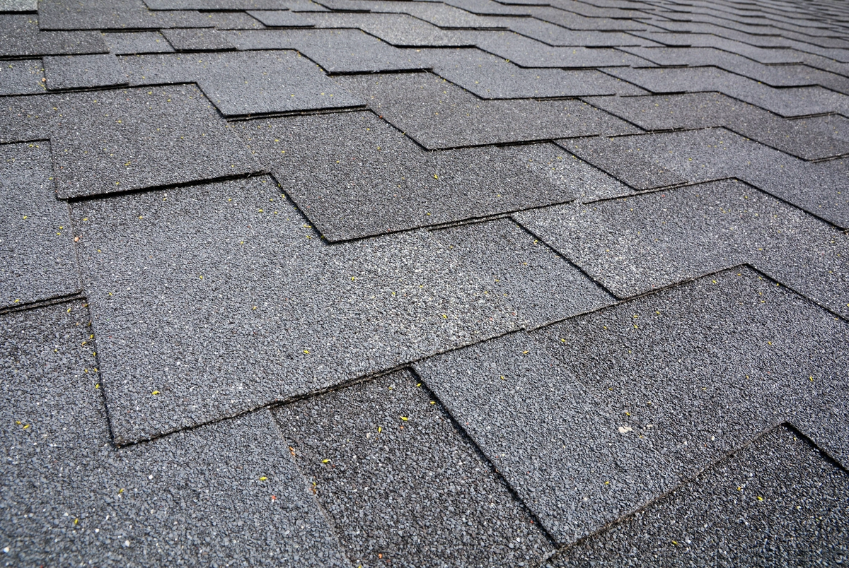 close up image of layered shingles in Springfield, VA roofing