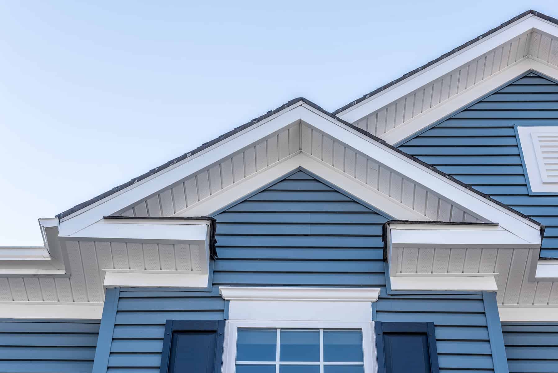 a roof of a house
