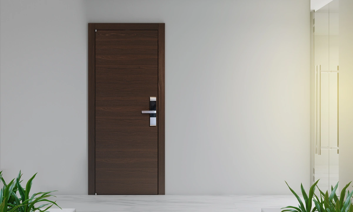 new installed door