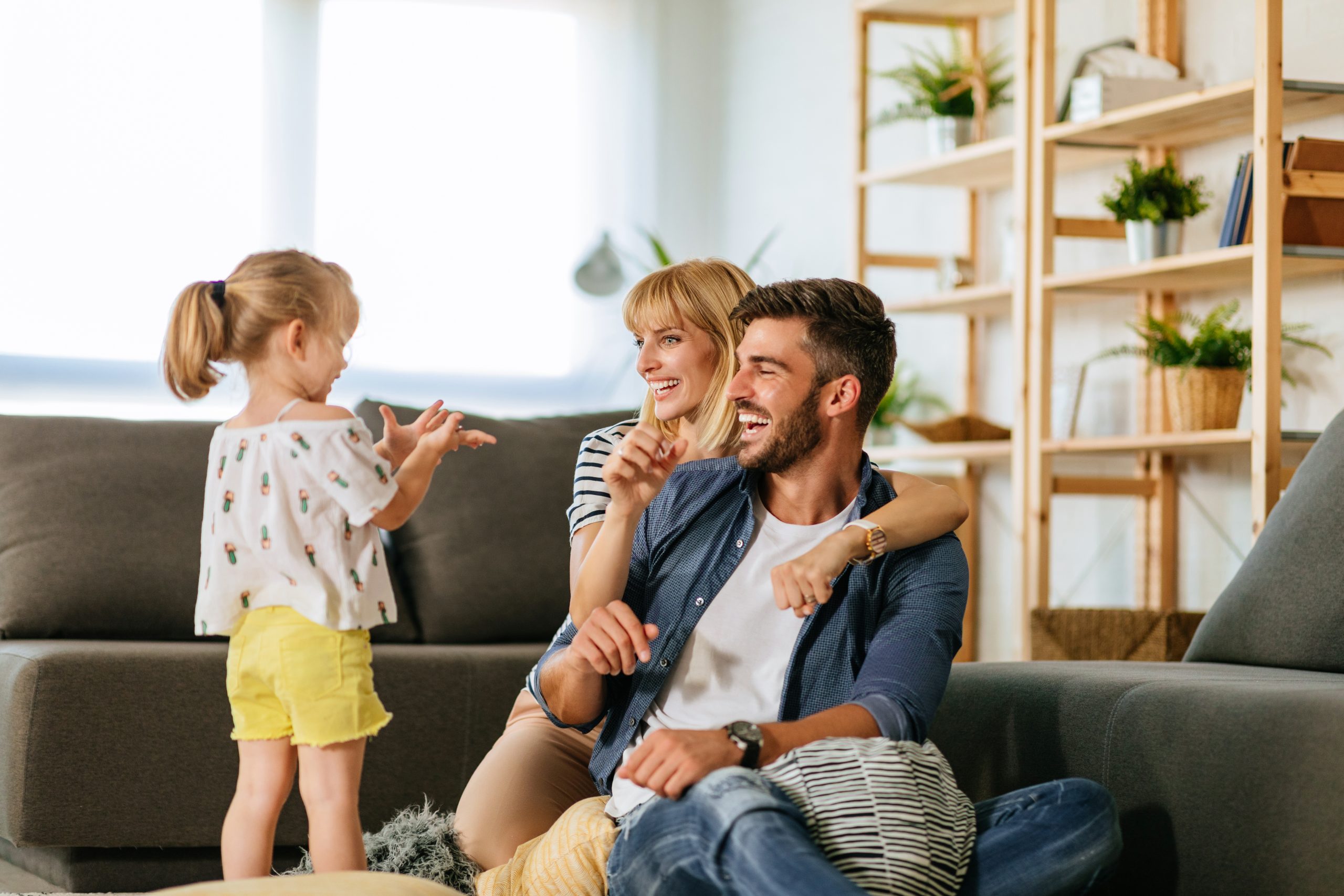 family spending time at home roofing Chevy Chase