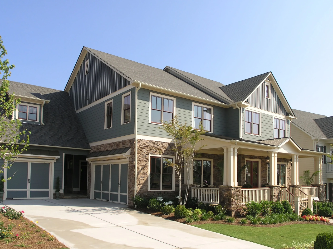 green house in alexandria va with full new casement windows installed