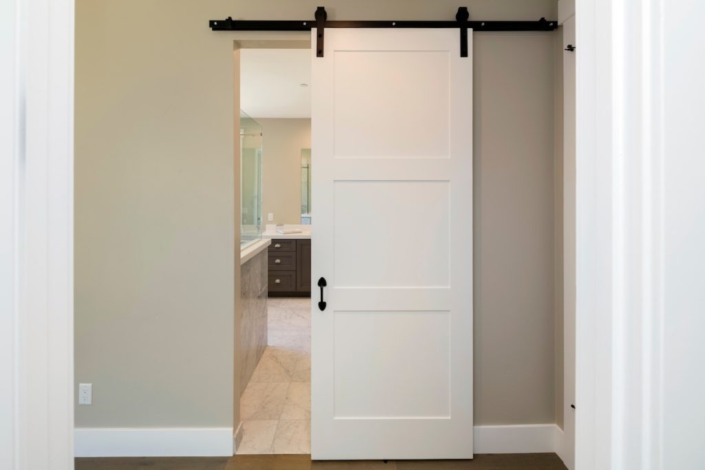 Barn Door series. Modern sliding door.