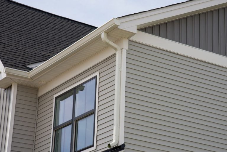 grey siding house