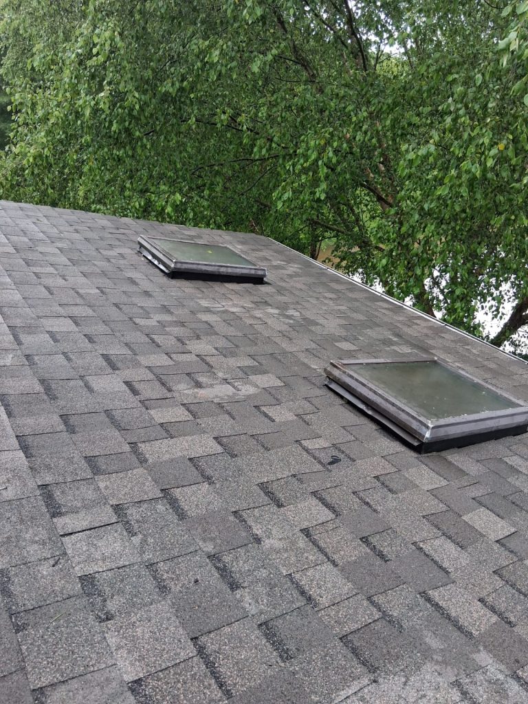 New architectural shingle roof installed on a home in Ijamsville, Maryland