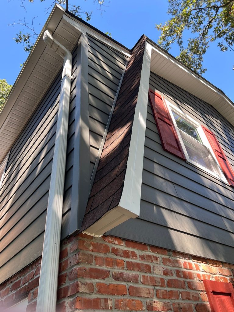 New siding installed on a home in New Market, Maryland