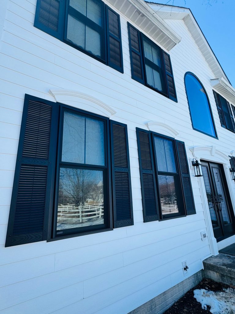 Replacement windows installed on a home in Urbana, Maryland
