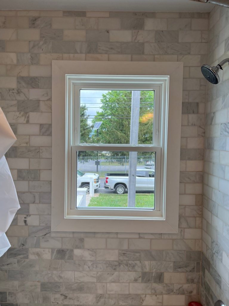 Replacement windows installed on a home in Monrovia, Maryland